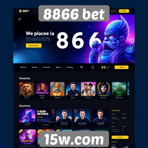 Interface do site 8866 bet é intuitiva e moderna