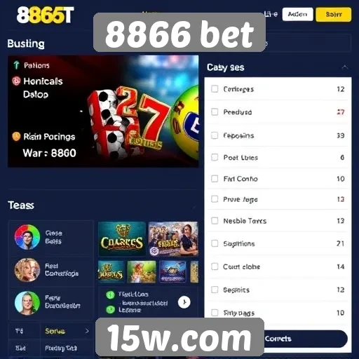 Recursos de jogos disponíveis no site 8866 bet